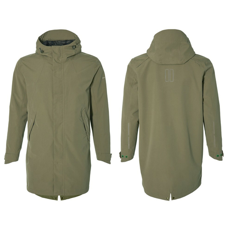 Bike Rain Parka Basil Mosse Mens