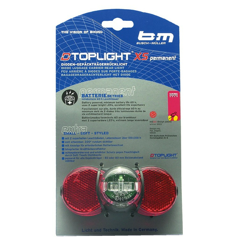 Paristovalaisin B&M D-Toplight Xs