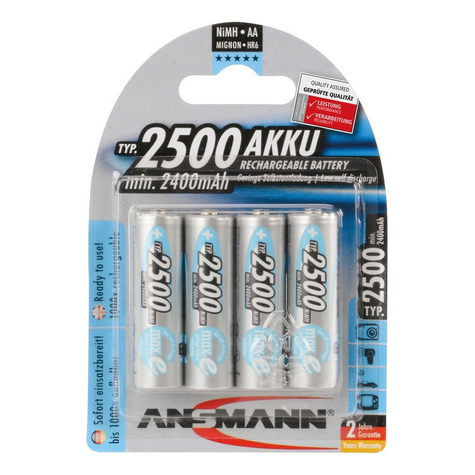 Akku Ansmann Mignon 2500mah