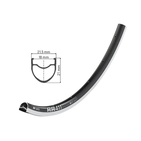 Rim Dt Swiss Rr 411 28 Black