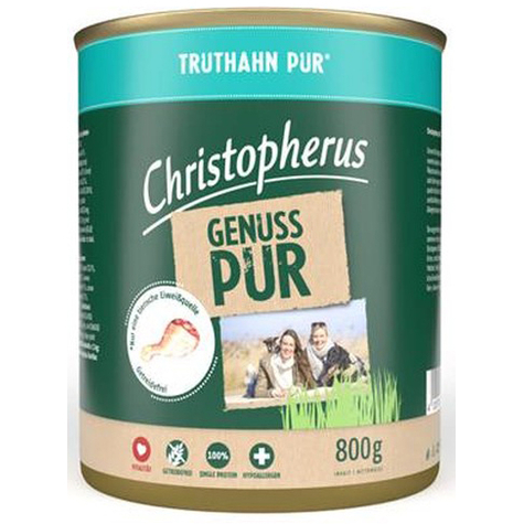 Christopherus Puhdas Kalkkuna 800g Purkki