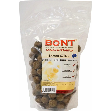 Bont Meat Bollies Lammas 400g