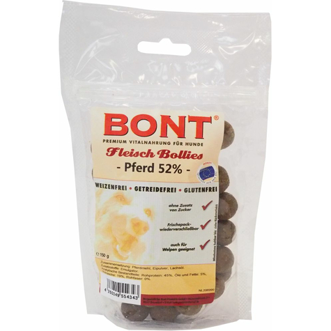 Bont Meat Bollies Hevonen Ja Muna 150g