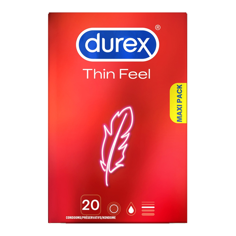 Durex Thin Feel Kondomit 20 Kpl