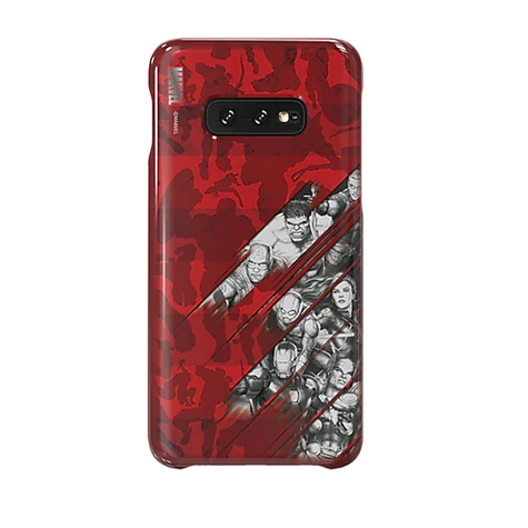 Samsung Gp G970 Marvel Smart Cover G970f Galaxy S10e Avengers Comics Punainen Suojaava Suojakotelo Alkuperäinen