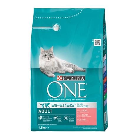 Purina One Bifensis Adult Runsaasti Lohta 1,5kg