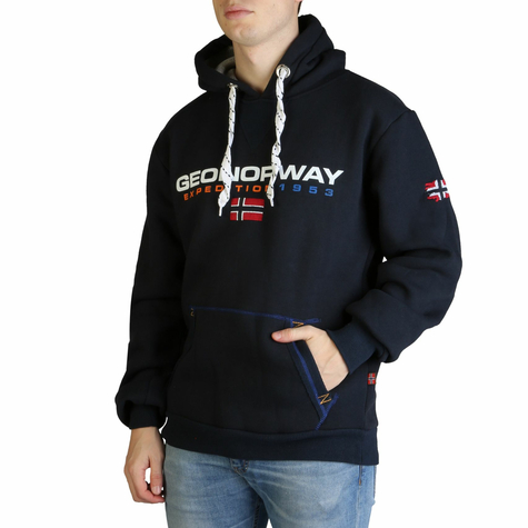 Bekleidung & Sweatshirts & Herren & Geographical Norway & Golivier_Man_Navy & Blau