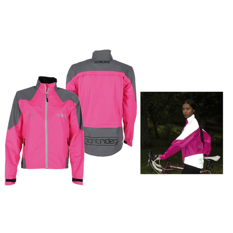 Proviz Nightrider Jacke Women           Pink/Reflektierend Gr. 42               