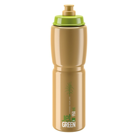 Elite Jet Green 950ml Juomapullo, Vihreä/Ruskea, Vihreä/Ruskea