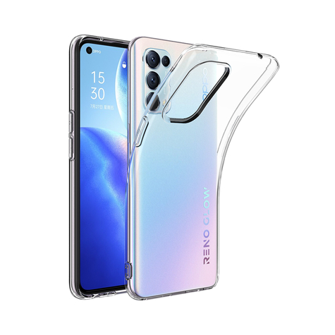 Oppo Alkuperäinen Silikoni Hle Oppo Reno4 5g Läpinäkyvä Suojus Tapauksessa