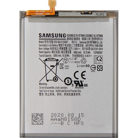 Samsung Eb-Ba315 Litium-Ioniakku A315f Galaxy A31 2020 5000mah
