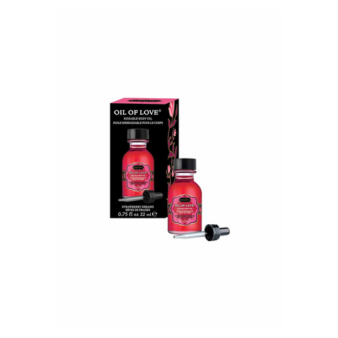 Hierontaöljy : Kama Sutra Strawberry Dreams Oil Of Love Suudeltava Vartaloöljy