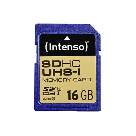 Sdhc 16gb Intenso Premium Cl10 Uhs-I Blisteri