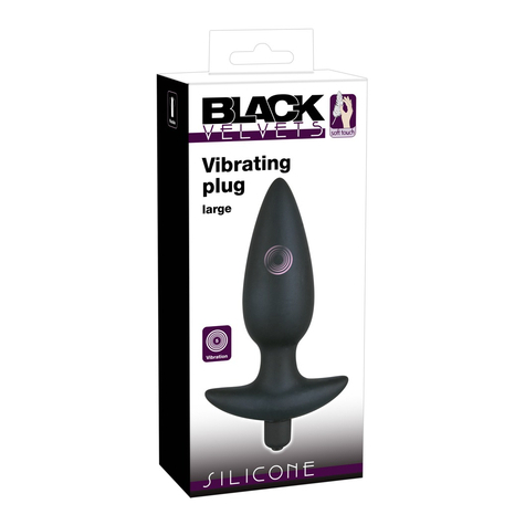 Black Velvets Vibr.Plug Suuri