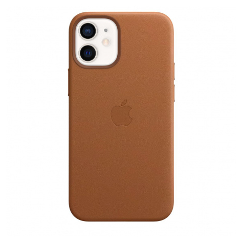 Apple Iphone 12 Mini Nahkakotelo Magsafe Satulan Ruskea