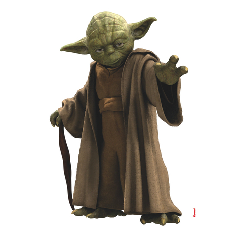 Seinätatuointi - Star Wars Yoda - Koko 100 X 70 Cm