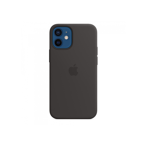 Apple Iphone 12 Mini Silikonikotelo Magsafe Musta