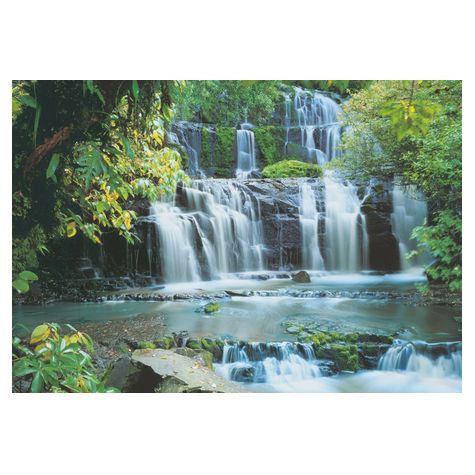 Valokuva Taustakuvat - Pura Kaunui Falls - Koko 368 X 254 Cm
