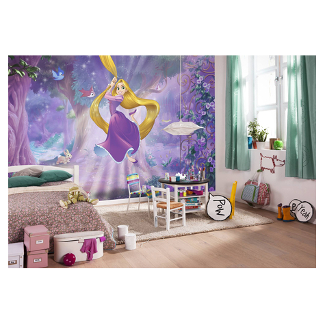Valokuva Taustakuvat - Rapunzel - Koko 368 X 254 Cm