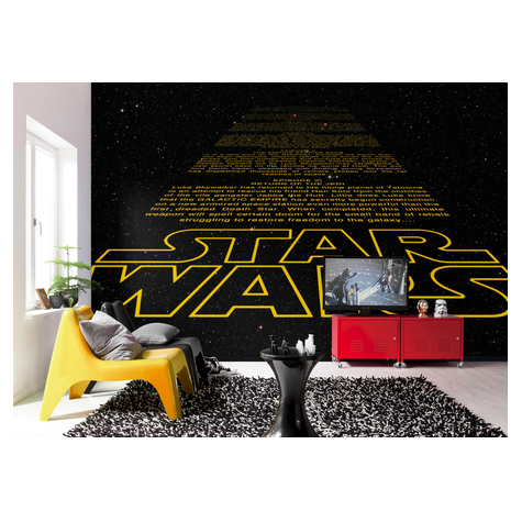 Valokuva Taustakuvat - Star Wars Intro - Koko 368 X 254 Cm