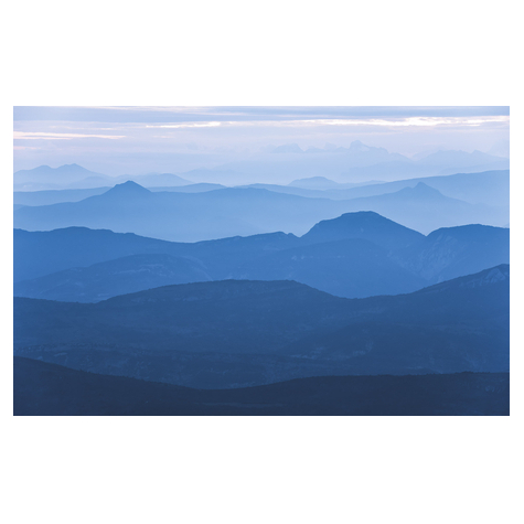 Fleece Valokuva Taustakuva  - Sininen Vuori - Koko 400 X 250 Cm