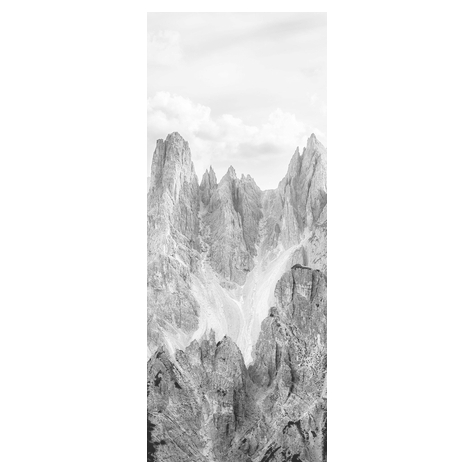 Fleece Valokuva Taustakuva  - Peaks Panel - Koko 100 X 250 Cm