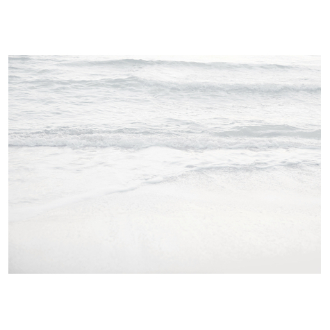 Fleece Valokuva Taustakuva  - Silver Beach - Koko 400 X 280 Cm