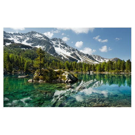 Fleece Valokuva Taustakuva  - Mountain Magic - Koko 450 X 280 Cm