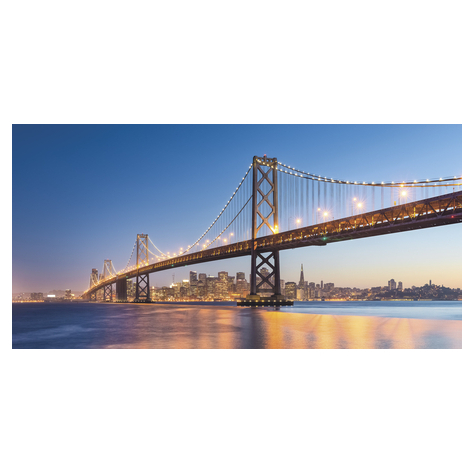 Fleece Valokuva Taustakuva  - Spectacular San Francisco - Koko 200 X 100 Cm