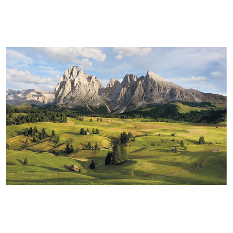 Fleece Valokuva Taustakuva  - Alpit - Koko 400 X 250 Cm