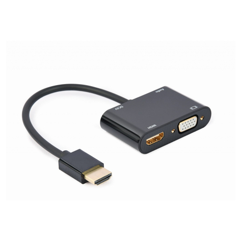 Cablexpert Hdmi Hdmi Hdmi-Liitäntään + Äänisovitinkaapeli, A-Hdmim-Hdmifvgaf-01