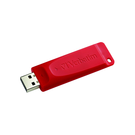 Verbatim Usb Flash Store Ngo Red Retract 16gb 96317 96317