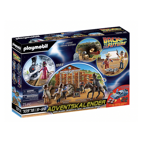 Playmobilin Adventtikalenteri Takaisin Tulevaisuuteen Iii (70576)