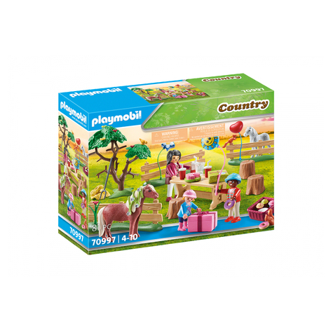 Playmobil Country - Lasten Syntymäpäiväjuhlat Ponitilalla (70997)