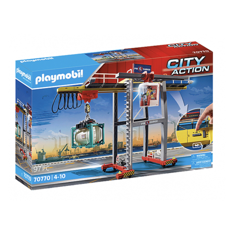 Playmobil City Action - Nosturi Konttien Kanssa (70770)