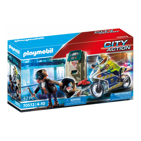 Playmobil City Action - Poliisin Moottoripyörä (70572)