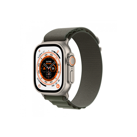 Apple Watch Ultra Gps + Cellular 49mm Titanium Vihreä Alpine Loop Mqfn3fd/A