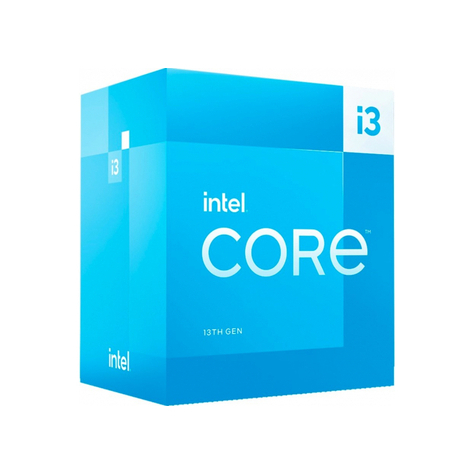 Cpu Intel I3-13100f 4,5 Ghz 1700 Box Vähittäismyynti - Bx8071513100f