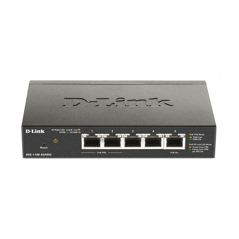 D-Link 5 Portin Gigabit Poe Powered Smart Managed -Kytkin Dgs-1100-05pdv2