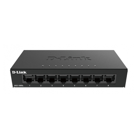 D-Link 8 Portin Hallitsematon Kytkin Dgs-108gl/E