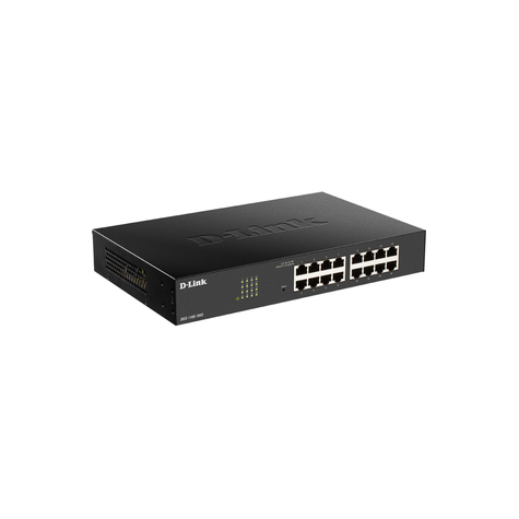 D-Link-Kytkin 16-Porttinen 1 Gbps Dgs-1100-16v2/E