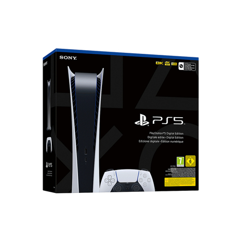 Sony Playstation 5 Ps5 Digitaalinen Versio Cfi-1216b