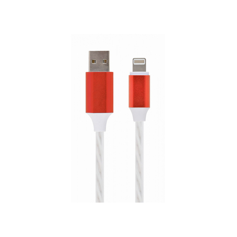 Cablexpert Usb 8-Nastainen Lataus- Ja Datakaapeli Led-Valolla - Cc-Usb-8pled-1m