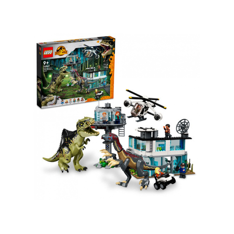 Lego Jurassic World - Giganotosauruksen Ja Therizinosauruksen Hyökkäys (76949)