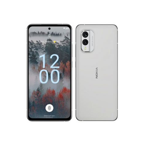 Nokia X30 5g 128gb Jää Valkoinen Vma75fi1sk0