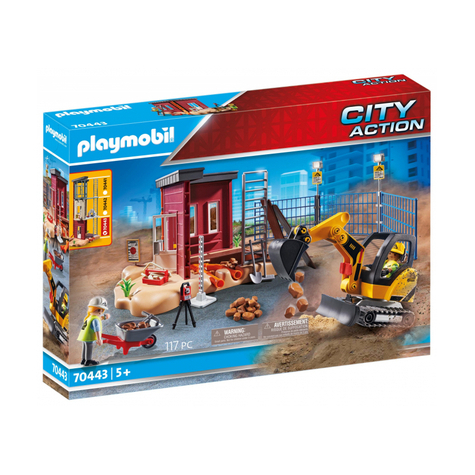 Playmobil City Action - Minikaivinkone Ja Komponentti (70443)