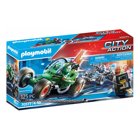 Playmobil City Action - Poliisi Kart Holvimurtovarkaan Takaa-Ajo (70577)