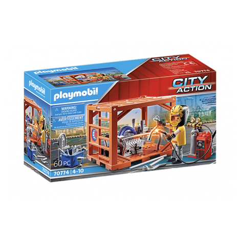 Playmobil City Action - Konttien Valmistus (70774)