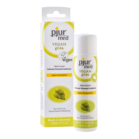 Voiteluaine : Pjur Med Vegan Glide Wb 100 Ml