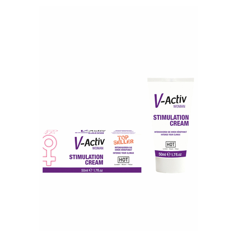 Voiteet Geelit Voiteet Suihkeet Stimulantti : Hot V-Activ Stim.Creme Woman 50ml